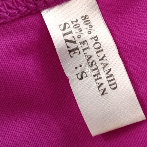 (Pre-Owned) VINTAGE "ATSUI" SWIM BRIEF (*), < 1" SIDES, PLUM, SIZE "S" (30") - Picture 5 of 8